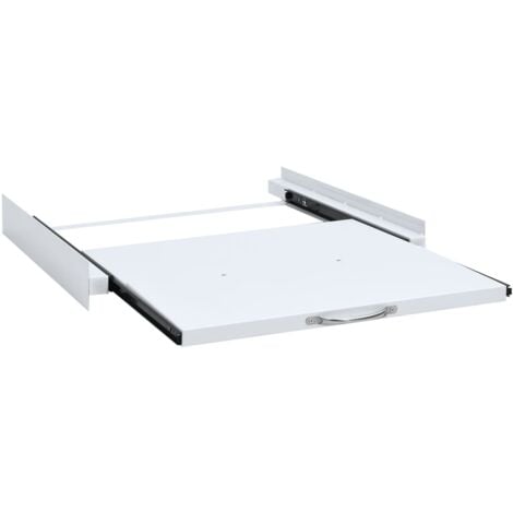 Washing Machine Stacking Kit with Pull-Out Shelf vidaXL