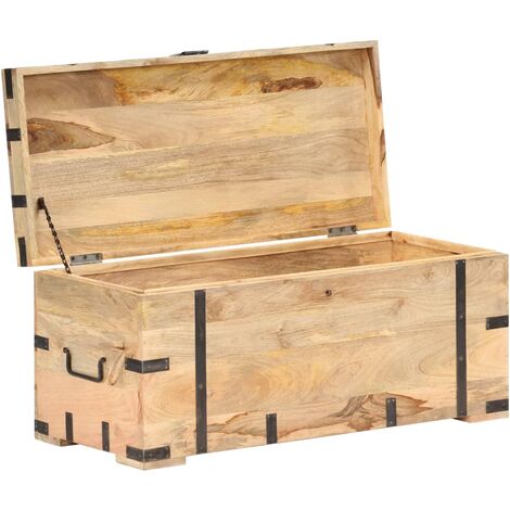 Chest 90x40x40 cm Solid Mango Wood vidaXL
