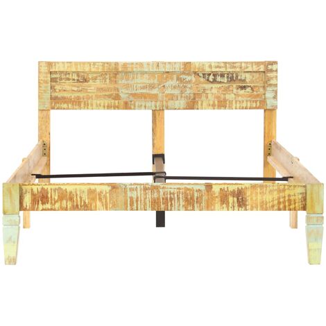 Bed Frame without Mattress Solid Reclaimed Wood 120x200cm vidaXL
