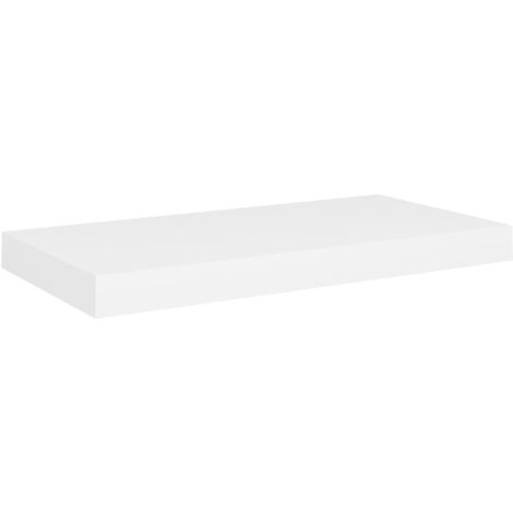 Floating Wall Shelf White 50x23.5x3.8 cm MDF vidaXL (1/5)