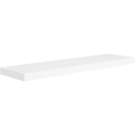Floating Wall Shelves 4 pcs White 90x23.5x3.8 cm MDF vidaXL