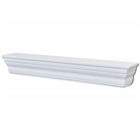 Wall Shelves Aaliyah 2 pcs White vidaXL