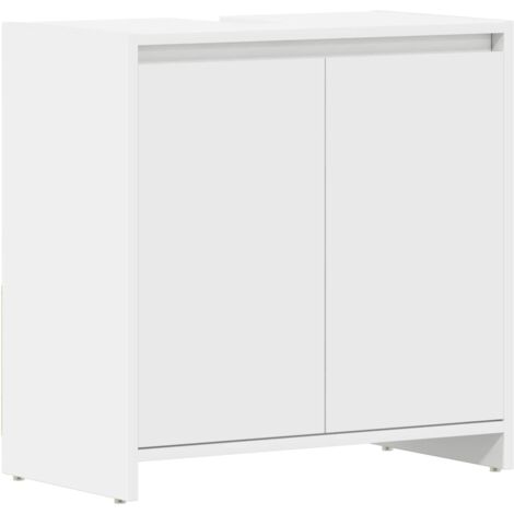 Bathroom Cabinet White 60x33x61 cm Engineered Wood vidaXL