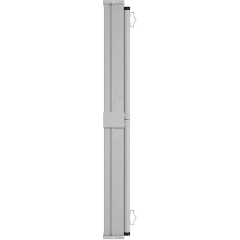Patio Retractable Side Awning 140x600 cm Red vidaXL