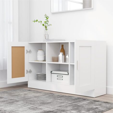 Sideboard White 120x30.5x70 cm Engineered Wood vidaXL