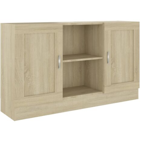 Sideboard Sonoma Oak 120x30.5x70 cm Engineered Wood vidaXL