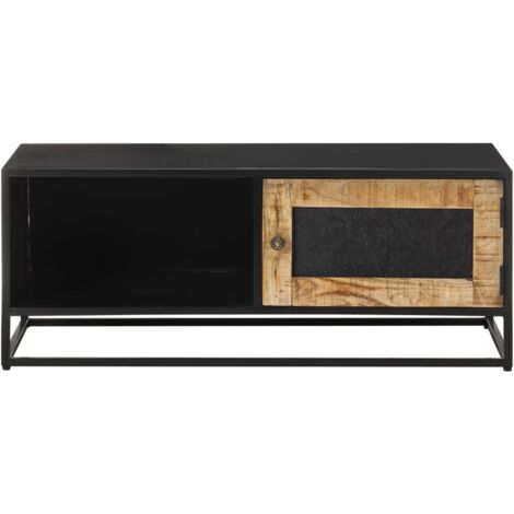 Coffee Table 90x50x35 cm Rough Mango Wood vidaXL