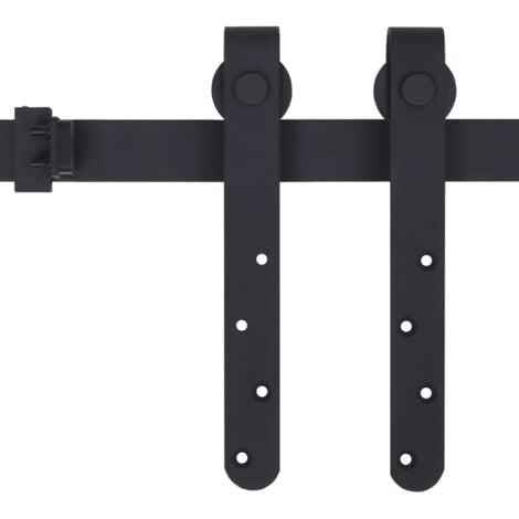 Mini Sliding Cabinet Door Kit Carbon Steel 183 cm vidaXL