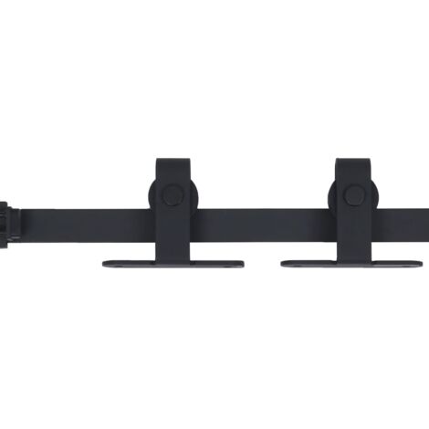 Mini Sliding Cabinet Door Kit Carbon Steel 122 cm vidaXL