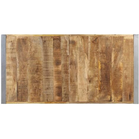 Coffee Table 140x70x40 cm Rough Mango Wood vidaXL