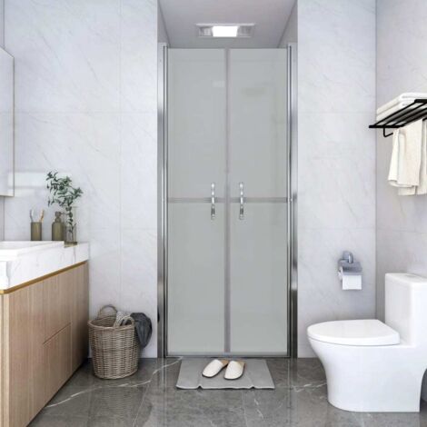 Shower Door Frosted ESG 91x190 cm vidaXL (1/5)