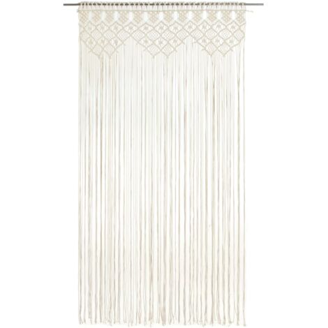 Macrame Curtain 140x240 cm Cotton vidaXL
