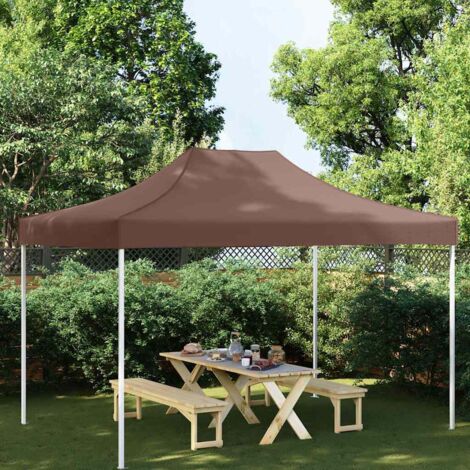 Party Tent Roof 4x3 m Brown 270 g/m² vidaXL