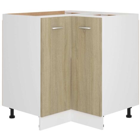 Corner Bottom Cabinet Lyon Sonoma Oak 75.5x75.5x81.5 cm Engineered Wood vidaXL