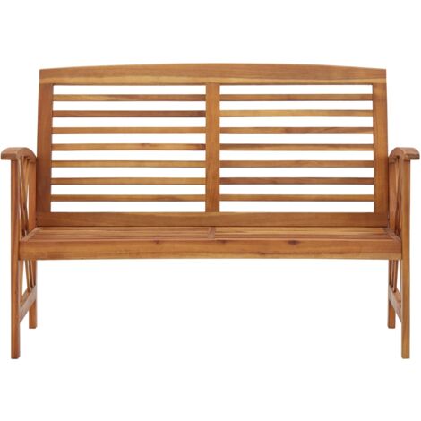 Garden Bench 119 cm Solid Acacia Wood vidaXL
