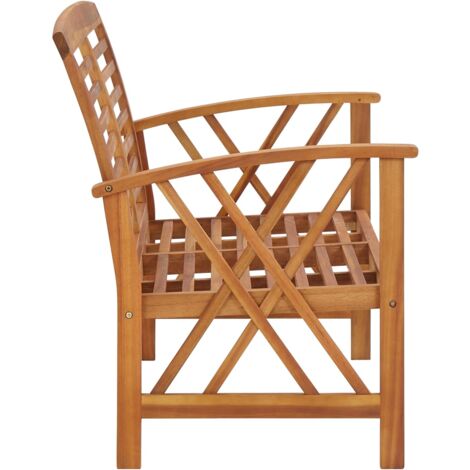 Garden Bench 119 cm Solid Acacia Wood vidaXL