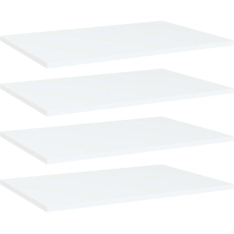 Bookshelf Boards 4 pcs White 60x40x1.5 cm Engineered Wood vidaXL