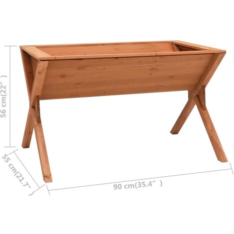 Planter 90x55x56 cm Firwood vidaXL
