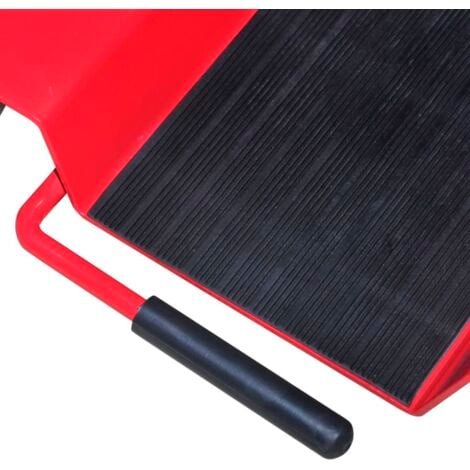 Motorcycle Dolly Centre Stand Red vidaXL