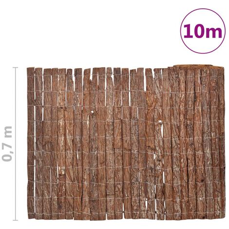 Bark Fence 1000x70 cm vidaXL