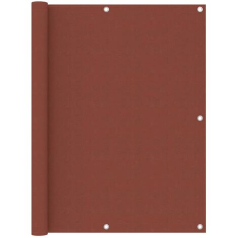 Balcony Screen Terracotta 120x500 cm Oxford Fabric vidaXL