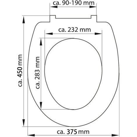 Duroplast Toilet Seat with Soft-Close SEA STAR Printed SCHÜTTE