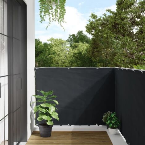 Balcony Screen Anthracite 120x300 cm Oxford Fabric vidaXL