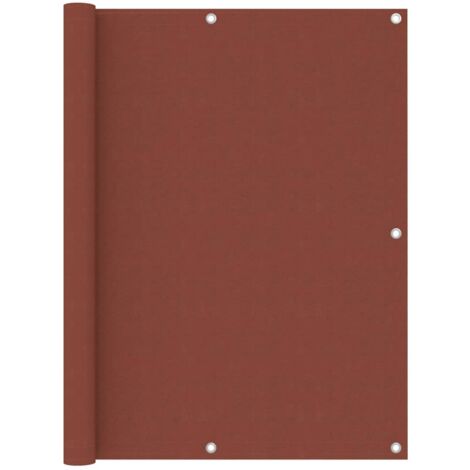Balcony Screen Terracotta 120x400 cm Oxford Fabric vidaXL