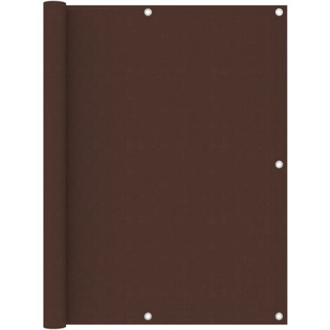 Balcony Screen Brown 120x600 cm Oxford Fabric vidaXL