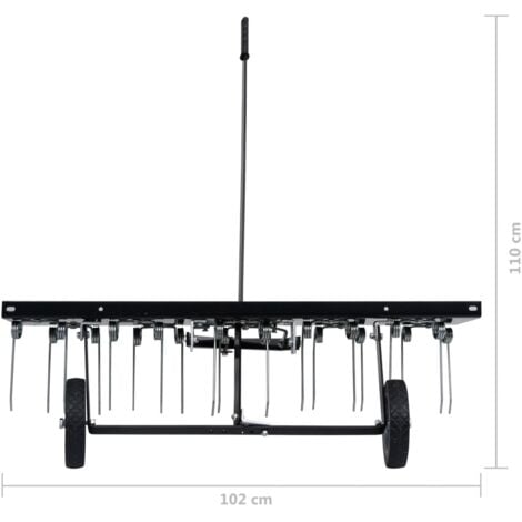 Ride on best sale mower scarifier