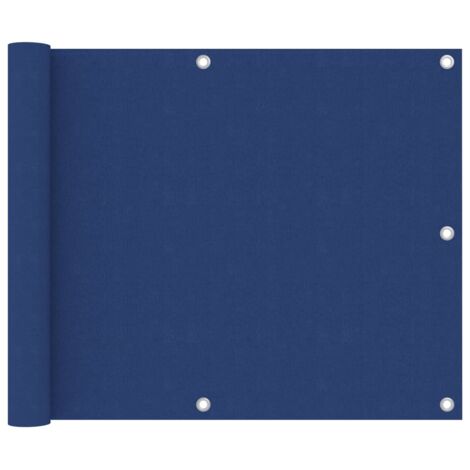 Balcony Screen Blue 75x600 cm Oxford Fabric vidaXL