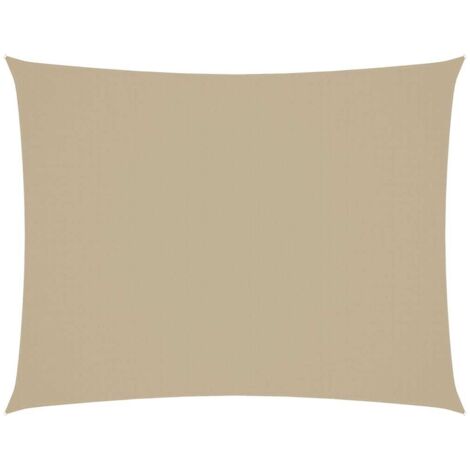 Sunshade Sail Oxford Fabric Rectangular 3x6 m Beige vidaXL (1/5)
