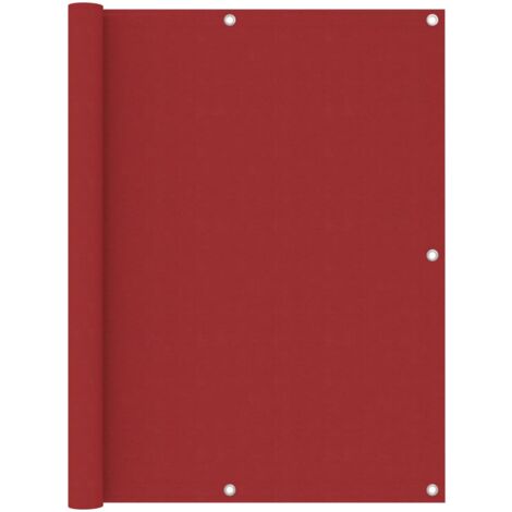 Balcony Screen Red 120x300 cm Oxford Fabric vidaXL