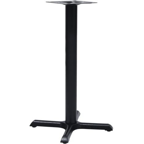 Bistro Table Leg Black 56x56x72 cm Cast Iron vidaXL (1/5)