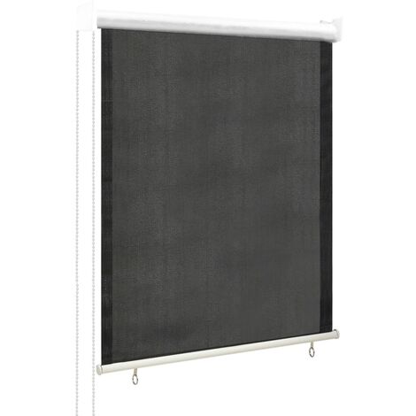 Outdoor Roller Blind 60x140 cm Anthracite vidaXL
