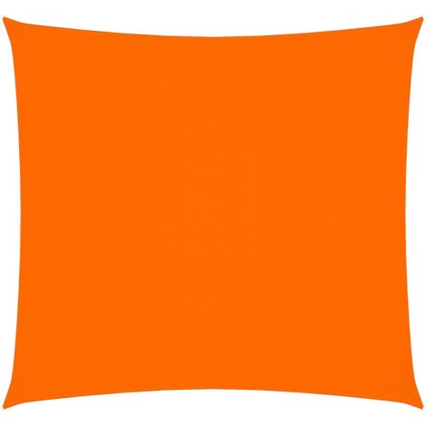 Sunshade Sail Oxford Fabric Square 2x2 m Orange vidaXL