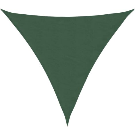 Sunshade Sail Oxford Fabric Triangular 3.6x3.6x3.6 m Dark Green vidaXL