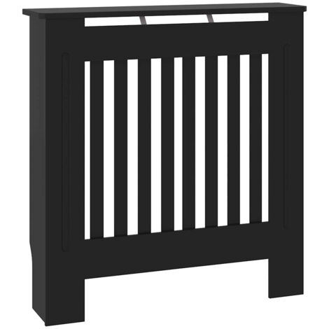 MDF Radiator Cover Black 78 cm vidaXL