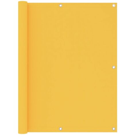 Balcony Screen Yellow 120x300 cm Oxford Fabric vidaXL