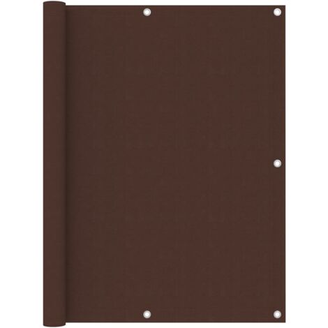 Balcony Screen Brown 120x400 cm Oxford Fabric vidaXL