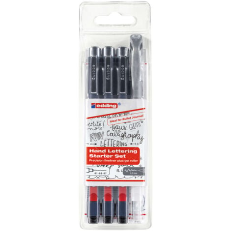 Edding 4 Piece Handlettering Starter Set 1800