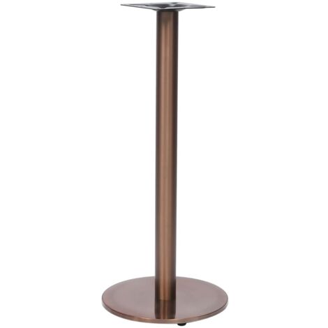 Bistro Table Leg Gold Ø45x107 cm Stainless Steel vidaXL