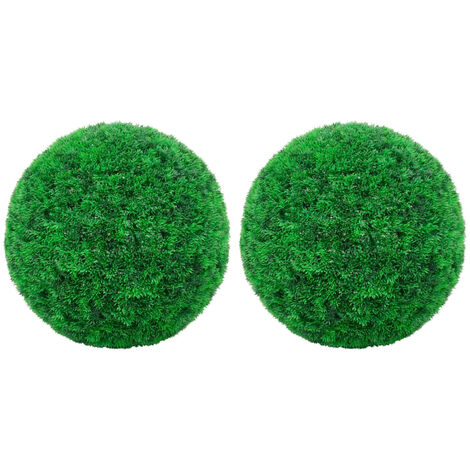 Artificial Boxwood Balls 2 pcs 27 cm vidaXL