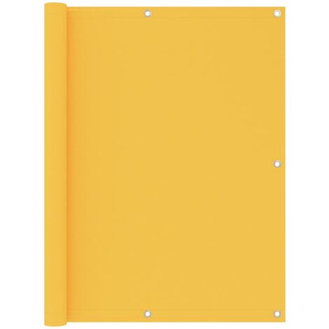 Balcony Screen Yellow 120x400 cm Oxford Fabric vidaXL