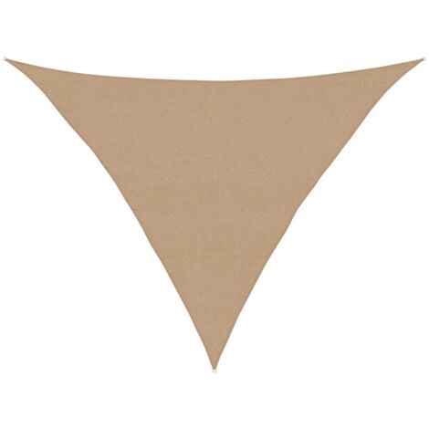 Sunshade Sail 160 g/m² Taupe 5x5x6 m HDPE vidaXL