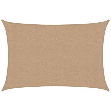 Sunshade Sail 160 g/m² Taupe 3x4 m HDPE vidaXL