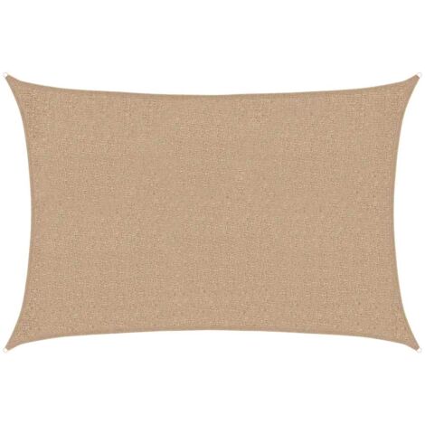 Sunshade Sail 160 g/m² Taupe 2x3 m HDPE vidaXL