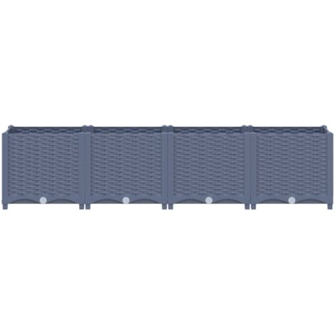 Raised Bed 160x40x38 cm Polypropylene vidaXL