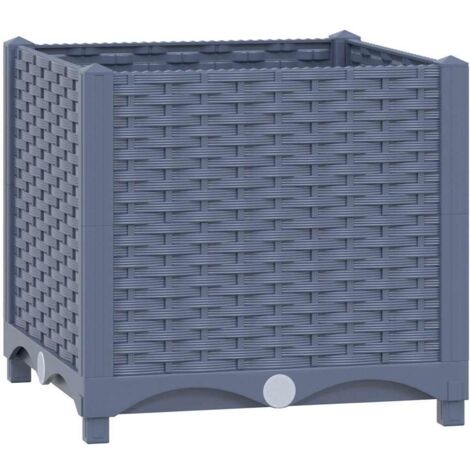 vidaXL Raised Bed 40x40x38 cm Polypropylene