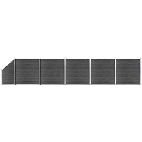 Fence Panel Set WPC 965x vidaXL